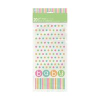 Pastel Baby Shower Cello Bags 20 Pack