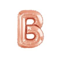 Rose Gold B Letter Foil Balloon 86cm 