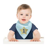 1st Birthday Boy Bib