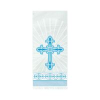 Rad Cross Blue Cello Bags 20 Pack