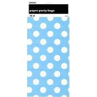 Dots Paper Bags Powder Blue 2 Pack