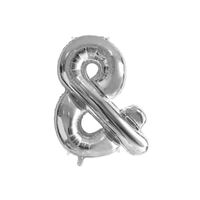 Silver & Letter Foil Balloon 35cm