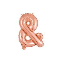 Rose Gold & Letter Foil Balloon 35cm