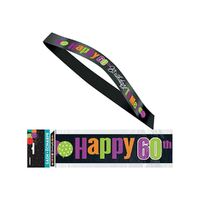 Birthday Cheer Satin Sash 60