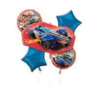 Bouquet Hot Wheels Foil Balloon 5 Pack