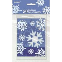 Snowflake 50 Treat Bags