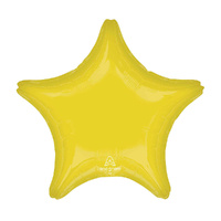 45cm Standard Star XL Vibrant Yellow Foil Balloon
