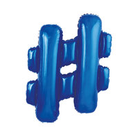 Royal Blue # Letter Foil Balloon 86cm 
