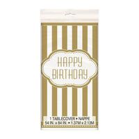 Golden Birthday Tablecover