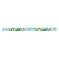 Boy Monkey Bs Foil Banner 12ft