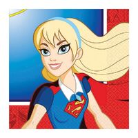 DC Superhero Girls Beverage Napkins 16 Pack