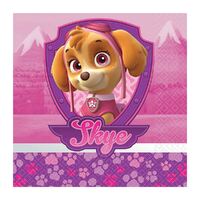 Paw Patrol Girl Beverage Napkins 16 Pack