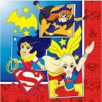  Super Hero Girls Luncheon Napkins 16 Pack