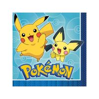 Pokemon Core Lunch Napkins 16 Pack