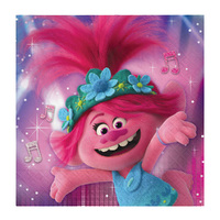 Trolls World Tour Lunch Napkins 16 Pack