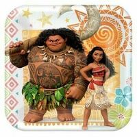 Moana 17cm 8 Pack Square Plate