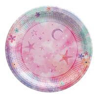 Girl-Chella Birthday Round Paper Plates 17cm 8 Pack