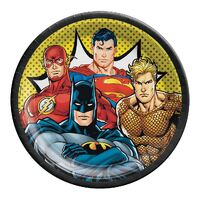 Justice League Heroes Unite Paper Plates 23cm 8 Pack