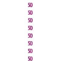 Litz Pink 6 Hanging Decorations 1.5M (5') - 50