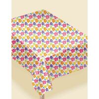 Summer Hibiscus Tablecover Plastic