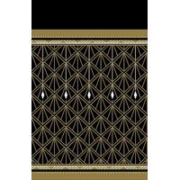 Glitz & Glam Tablecover Black & Gold