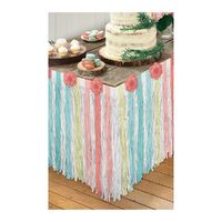 Free Spirit Happy Birthday Table Skirt & Flowers