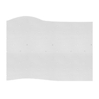 White With Metallic Silver Stars Tissue Sheets 4 Pack