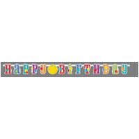 Happy Birthday Jointed Banner 2.13m