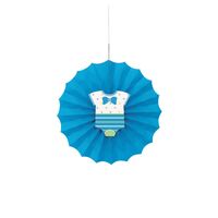Blue Dots Baby Showerdecor Fan