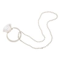 Wedding Ring Bead Necklace