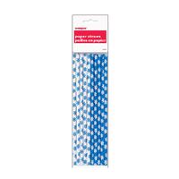 Snowflakes Paper Straws 10 Pack