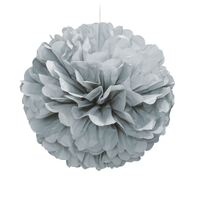 Puff Decor 40cm - Silver