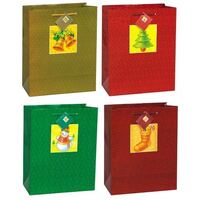 Gift Bag Xmas Charms Large
