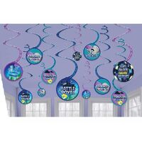 Battle Royal Spiral Hanging Decorations 12 Pack
