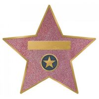 Glitz & Glam Star Decorations 8 Pack