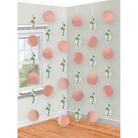 Love And Leaves Hanging String Decorations 6 Pack