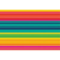 Fiesta Serape Striped Textilene Placemat