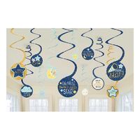 Twinkle Little Star Spiral Decorations Value Pack