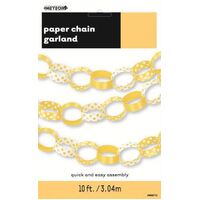 Dots Paper Chain - Yellow