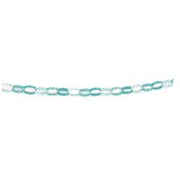 Dots Paper Chain - Caribbean Teal