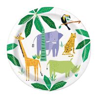 Animal Safari Paper Plates 23cm 8 Pack