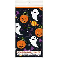 Cat & Pumpkin Printed Tablecover