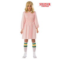 Adult Stranger Things Eleven Pink Dress Costume