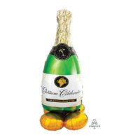 AirLoonz Bubbly Wine Bottle  Foil Balloon