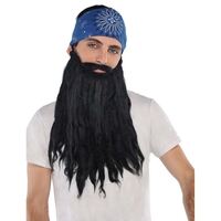 Beard and Moustache Plush Black