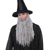 Beard and Moustache Plush Grey
