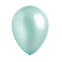 30cm Latex Balloons Bulk Pack Metallic Mint Green 200 Pack