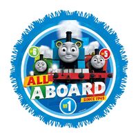 Thomas All Aboard Expandable Pull String Drum Pinata