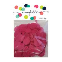 Confetti Circles Hot Pink 2cm Tissue Paper 28g
