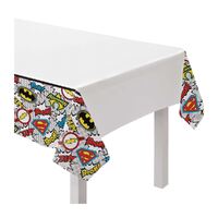 Justice League Heroes Unite Paper Tablecover